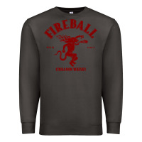 Smoke vintag fireball   whisky Premium Sweatshirt - linhVisuals