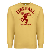Antique Gold vintag fireball   whisky Premium Sweatshirt - linhVisuals