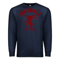 Navy vintag fireball   whisky Premium Sweatshirt - linhVisuals
