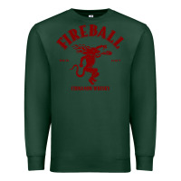 Sports Green vintag fireball   whisky Premium Sweatshirt - linhVisuals