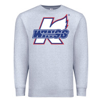 Heather Grey Kalamazoo ice hockey Premium Sweatshirt - linhVisuals