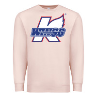 Pale Pink Kalamazoo ice hockey Premium Sweatshirt - linhVisuals