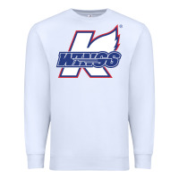 White Kalamazoo ice hockey Premium Sweatshirt - linhVisuals