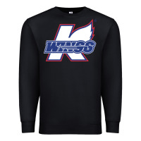 Black Kalamazoo ice hockey Premium Sweatshirt - linhVisuals