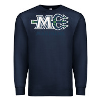 Navy maine ice hockey Premium Sweatshirt - linhVisuals
