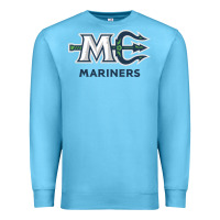 Ocean Blue maine ice hockey Premium Sweatshirt - linhVisuals