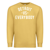 Antique Gold det roit vs everybody Premium Sweatshirt - linhVisuals