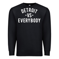 Black det roit vs everybody Premium Sweatshirt - linhVisuals