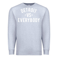 Heather Grey det roit vs everybody Premium Sweatshirt - linhVisuals