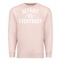 Pale Pink det roit vs everybody Premium Sweatshirt - linhVisuals