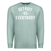 Seafoam det roit vs everybody Premium Sweatshirt - linhVisuals