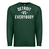 Sports Green det roit vs everybody Premium Sweatshirt - linhVisuals