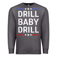 Charcoal Heather drill baby drill t shirt support usa energy independence t shirt Premium Sweatshirt - linhVisuals