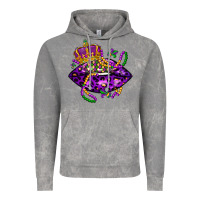 Cloud Rock mardi gras lips Vintage Hoodie - LillyAllenDesigns