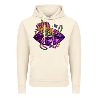 Vintage Artic mardi gras lips Vintage Hoodie - LillyAllenDesigns
