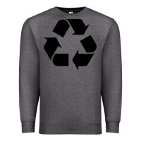 Charcoal Heather Recycle Premium Sweatshirt - linhVisuals
