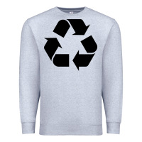 Heather Grey Recycle Premium Sweatshirt - linhVisuals