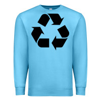 Ocean Blue Recycle Premium Sweatshirt - linhVisuals