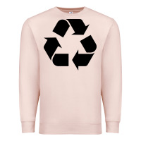 Pale Pink Recycle Premium Sweatshirt - linhVisuals