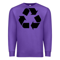 Purple Recycle Premium Sweatshirt - linhVisuals