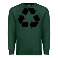 Sports Green Recycle Premium Sweatshirt - linhVisuals