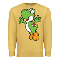 Antique Gold yoshi Premium Sweatshirt - linhVisuals
