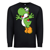 Black yoshi Premium Sweatshirt - linhVisuals
