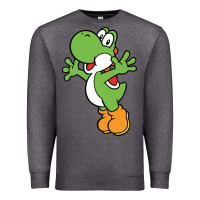 Charcoal Heather yoshi Premium Sweatshirt - linhVisuals