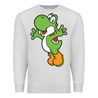 Dove Grey yoshi Premium Sweatshirt - linhVisuals