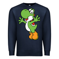 Navy yoshi Premium Sweatshirt - linhVisuals
