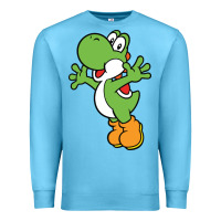 Ocean Blue yoshi Premium Sweatshirt - linhVisuals
