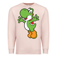 Pale Pink yoshi Premium Sweatshirt - linhVisuals