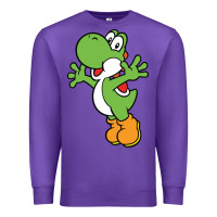 Purple yoshi Premium Sweatshirt - linhVisuals