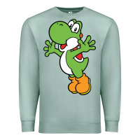 Seafoam yoshi Premium Sweatshirt - linhVisuals