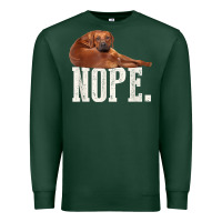 Nope Lazy Rhodesian Ridgeback T Shirt Dog Lover Gift Tee Premium Sweatshirt | Teevron