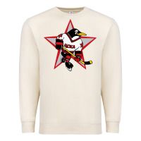 Sandshell Red Penguin 1990's Russian Premium Sweatshirt - linhVisuals