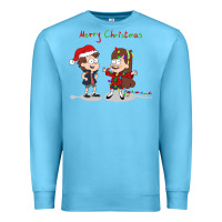 Ocean Blue gravity falls merry christmas amino Premium Sweatshirt - linhVisuals