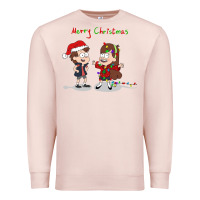 Pale Pink gravity falls merry christmas amino Premium Sweatshirt - linhVisuals