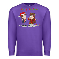 Purple gravity falls merry christmas amino Premium Sweatshirt - linhVisuals
