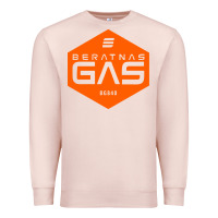 Pale Pink beratnas gas Premium Sweatshirt - linhVisuals