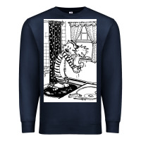 Navy calvin Premium Sweatshirt - linhVisuals