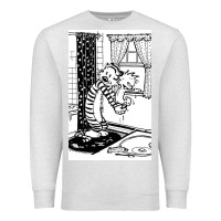 Oatmeal Heather calvin Premium Sweatshirt - linhVisuals