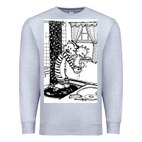 Heather Grey calvin Premium Sweatshirt - linhVisuals