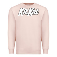 Pale Pink KitKat Vintage Premium Sweatshirt - linhVisuals