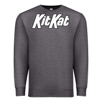 Charcoal Heather KitKat Vintage Premium Sweatshirt - linhVisuals