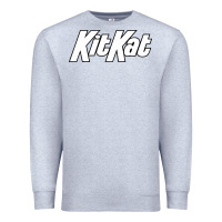 Heather Grey KitKat Vintage Premium Sweatshirt - linhVisuals