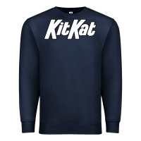 Navy KitKat Vintage Premium Sweatshirt - linhVisuals