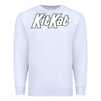 White KitKat Vintage Premium Sweatshirt - linhVisuals