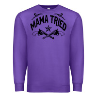 Purple mama tried guns Premium Sweatshirt - linhVisuals