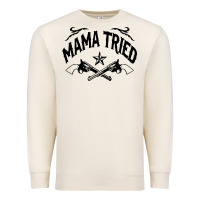 Sandshell mama tried guns Premium Sweatshirt - linhVisuals